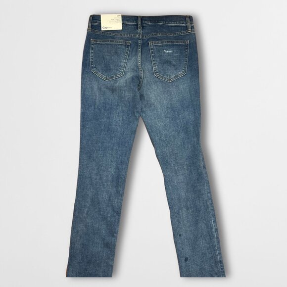 NEW GAP Women’s 1969 Real Straight Jeans Size 26R Blue Denim - Picture 3 of 5